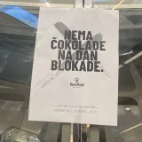 "Nema čokolade na dan blokade": TC Ušće prazno, neke radnje zatvorene 4