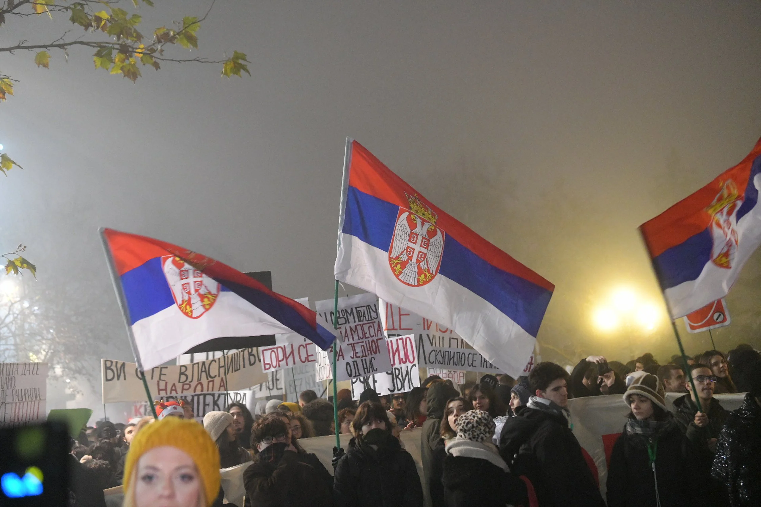 Kako je izgledao novogodišnji beogradski studentski protest snimljen dronom i u fotografijama 8