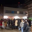 "Nećemo nikoga ostaviti samog": Studenti protestovali zbog privođenja čoveka koji ih je branio na blokadi 6