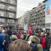 Studenti u petnaestominutnoj blokadi saobraćaja ispred Pravnog fakulteta (FOTO) 12