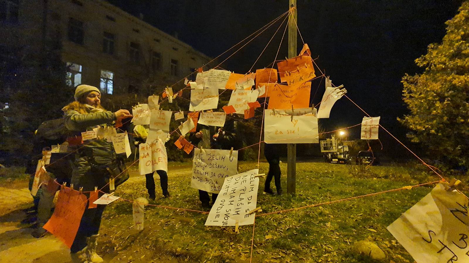 Novosadski studenti protestom i petnaestominutnom tišinom u ponoć dočekali Novu godinu po Julijanskom kalendaru (FOTO,VIDEO) 6