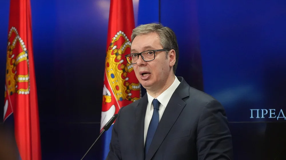 Vučić sa skupa u Sremskoj Mitrovici: Cilj obojene revolucije je da Srbija bude slabija, javite im da je propala 10