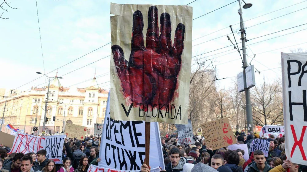 Nekoliko hiljada građana protestovalo u Ivanjici u znak podrške studentima 10