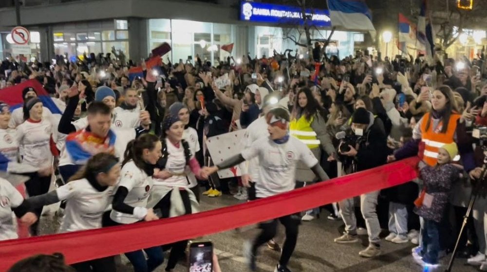 'Mi za umor ne znamo': Studenti stigli u Kragujevac, dočekao ih crveni tepih 9