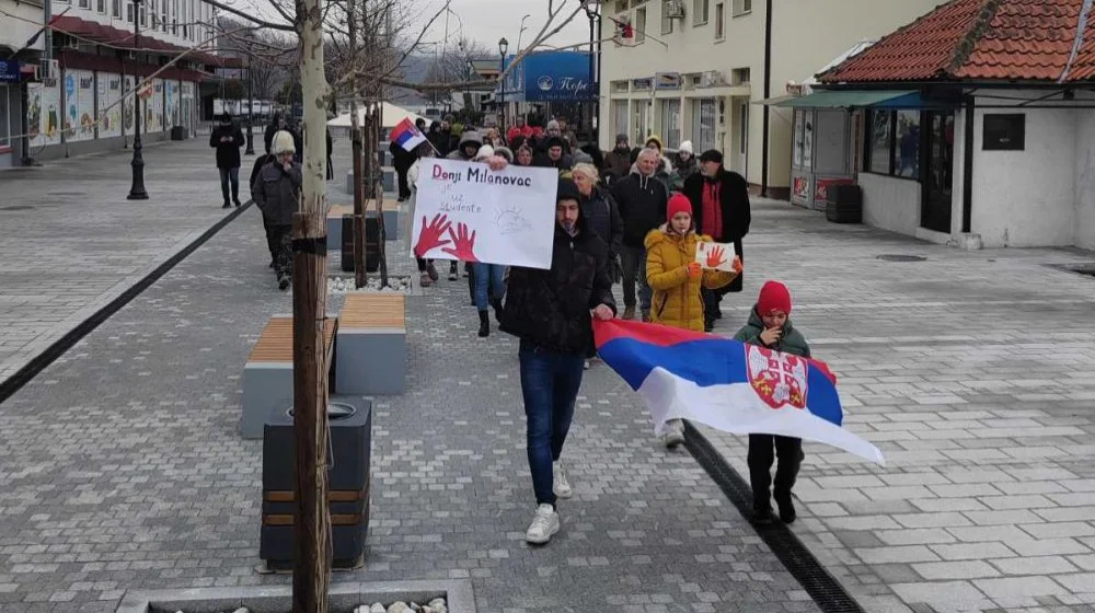 "Svakog puta nas je sve više": Donji Milanovac je uz studente 14