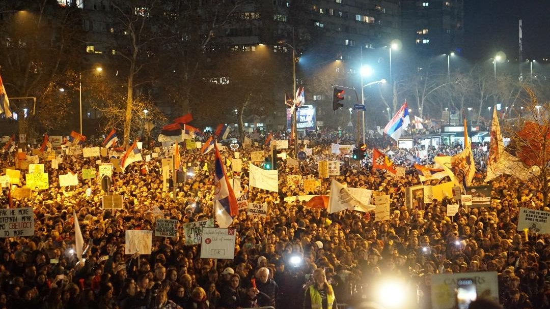 UŽIVO Blokada Mosta slobode ušla u 21 sat, održava se akcija 15 minuta ćutanja (FOTO/VIDEO) 5