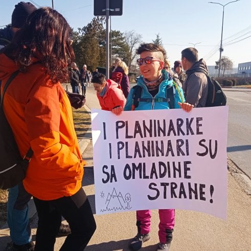 "Dobro došli oslobodioci Merošine": Studenti u blokadi, njihovi profesori i građani pešačili od Niša 5