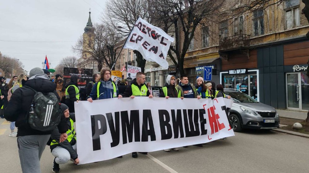 Rumljani krenuli u protestnu šetnju do Sremske Mitrovice (VIDEO) 10