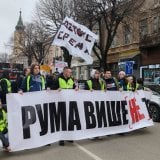 Rumljani krenuli u protestnu šetnju do Sremske Mitrovice (VIDEO) 9