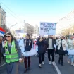 "Mama, ulica rađa nobelovce": Glumci u protestnoj šetnji stali kod Ministarstva (FOTO; VIDEO) 12